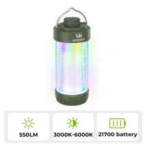 Wurkkos CL01 550 Lumen 360° RGB Rechargeable Camping Lantern