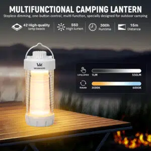 Wurkkos CL01 550 Lumen 360° RGB Rechargeable Camping Lantern