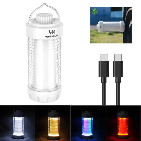 Wurkkos CL01 550 Lumen 360° RGB Rechargeable Camping Lantern - Image 3