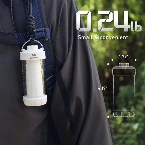 Wurkkos CL01 550 Lumen 360° RGB Rechargeable Camping Lantern - Image 8