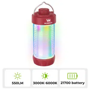 Wurkkos CL01 550 Lumen 360° RGB Rechargeable Camping Lantern