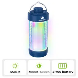 Wurkkos CL01 550 Lumen 360° RGB Rechargeable Camping Lantern
