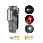 Sofirn ST10 Clip-on Mini Flashlight - 1000 Lumens 3-in-1 EDC with Magnetic Tailcap, Red Light & Rechargeable 14500 Battery