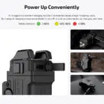 Olight PL X 1200 Lumen Dual Beam USB C Rail Mounted Weapon Light Papa Lima