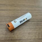 Wurkkos 18650 3000mAh USB Rechargeable Li-ion Battery button- 3.6V Built-in USB Charging Flat-Top Cell (1 Battery per Pack)