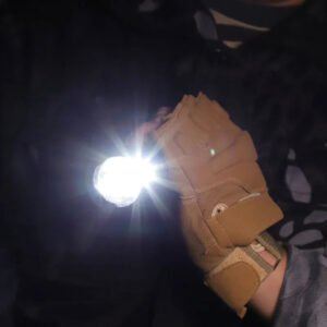 OPEN BOX - Brinyte PT16 2000 Lumens Rechargeable Tactical Flashlight - SFT70 LED, 608m Beam, USB-C Charging