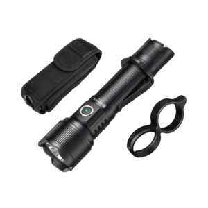 OPEN BOX - Brinyte PT16 2000 Lumens Rechargeable Tactical Flashlight - SFT70 LED, 608m Beam, USB-C Charging
