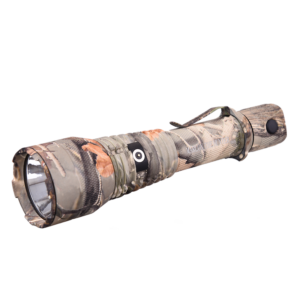 OPEN BOX Powertac Huntsman XLT 1200 Lumen 1000m Throw Rechargeable Tactical Flashlight