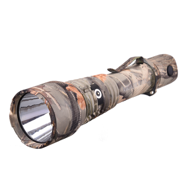 OPEN BOX Powertac Huntsman XLT 1200 Lumen 1000m Throw Rechargeable Tactical Flashlight