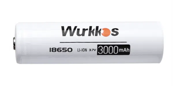 Wurkkos 18650 3000mAh button Top Rechargeable Li-ion Battery - 3.6V High-Capacity button-Top Cell (1 Battery per Pack) - Image 2
