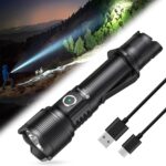 OPEN BOX - Brinyte PT16 2000 Lumens Rechargeable Tactical Flashlight - SFT70 LED, 608m Beam, USB-C Charging