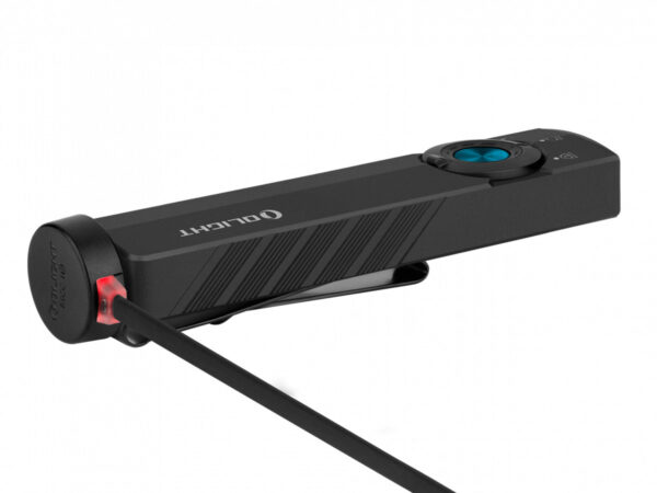 OPEN BOX Olight ArkPro Lite 1200 Lumens Rechargeable EDC Flashlight with Red, UV & SOS – Magnetic Charging (Copy) - Image 10