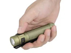 Olight Baton Ultra 1800 Lumens Rechargeable EDC Flashlight - Olive Green - Includes 3500mAh Battery