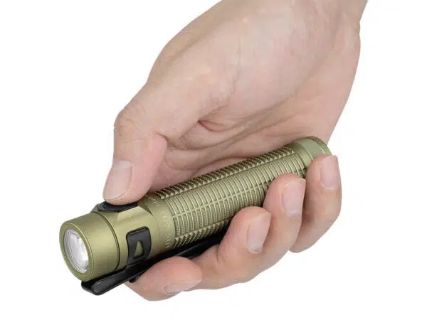Olight Baton Ultra 1800 Lumens Rechargeable EDC Flashlight - Olive Green - Includes 3500mAh Battery - Image 7
