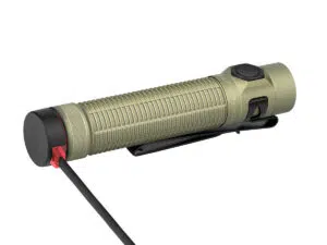 Olight Baton Ultra 1800 Lumens Rechargeable EDC Flashlight - Olive Green - Includes 3500mAh Battery