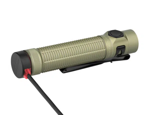 Olight Baton Ultra 1800 Lumens Rechargeable EDC Flashlight - Olive Green - Includes 3500mAh Battery - Image 8