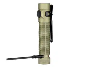 Olight Baton Ultra 1800 Lumens Rechargeable EDC Flashlight - Olive Green - Includes 3500mAh Battery