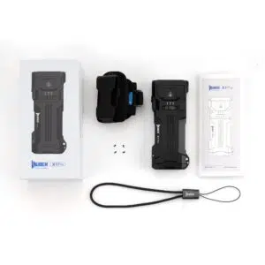 Wuben X1 PRO 12300 Lumens EDC Flashlight with Dual Spotlight & Floodlight Modes – 2x 21700 Batteries