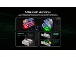 Olight Ostation 2 Pro 3-in-1 AA/AAA Battery Charger, Tester & Storage Station with Touchscreen