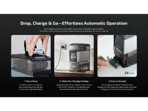 Olight Ostation 2 3-in-1 AA/AAA Battery Charger, Tester & Storage Station – Up to 24 Cells