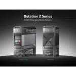 Olight Ostation 2 Pro 3-in-1 AA/AAA Battery Charger, Tester & Storage Station with Touchscreen