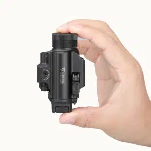 Trustfire GM36L 2350 Lumens Rail-Mount Tactical Flashlight with Green Laser – Unique Lever Switch System