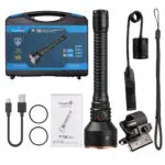 Trustfire T80 B 3800 Lumens Tactical Flashlight with Remote Switch & Scope Mount – 1050m Beam