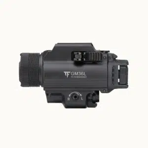Trustfire GM36L 2350 Lumens Rail-Mount Tactical Flashlight with Green Laser – Unique Lever Switch System
