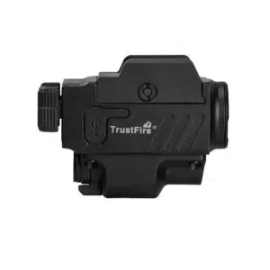 Trustfire GM23L 850 Lumens Rail-Mount Tactical Flashlight with Green Laser – Unique Lever Switch System