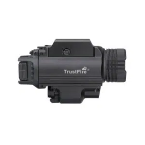 Trustfire GM36L 2350 Lumens Rail-Mount Tactical Flashlight with Green Laser – Unique Lever Switch System