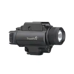 Trustfire GM36L 2350 Lumens Rail-Mount Tactical Flashlight with Green Laser – Unique Lever Switch System