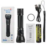 Trustfire MT40 2000 Lumens Magnetic Rechargeable Flashlight – Long Range with Type-C Charging