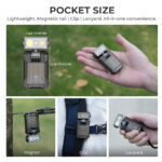 Wurkkos HD04 Rotating Head EDC Flashlight – 750 Lumens, 120meter Spotlight + Floodlight + RGB with Magnetic Tail