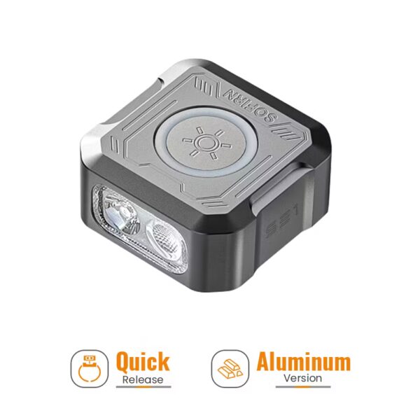 Sofirn SE1 Tiny Wearable EDC Light – 300 Lumens White + 395nm UV + RGB Signal Ring with Magnetic Clip - Image 2