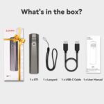 Sofirn ST1 Flat EDC Flashlight – 1500 Lumens, 226m Throw, Built-in 2100mAh USB-C Rechargeable