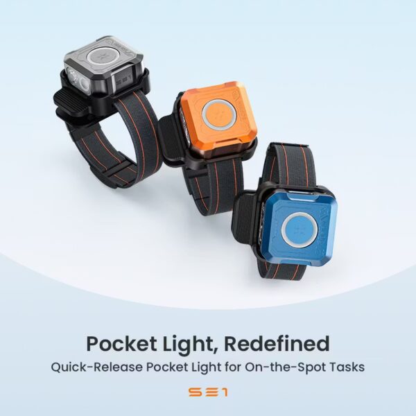 Sofirn SE1 Tiny Wearable EDC Light – 300 Lumens White + 395nm UV + RGB Signal Ring with Magnetic Clip - Image 3