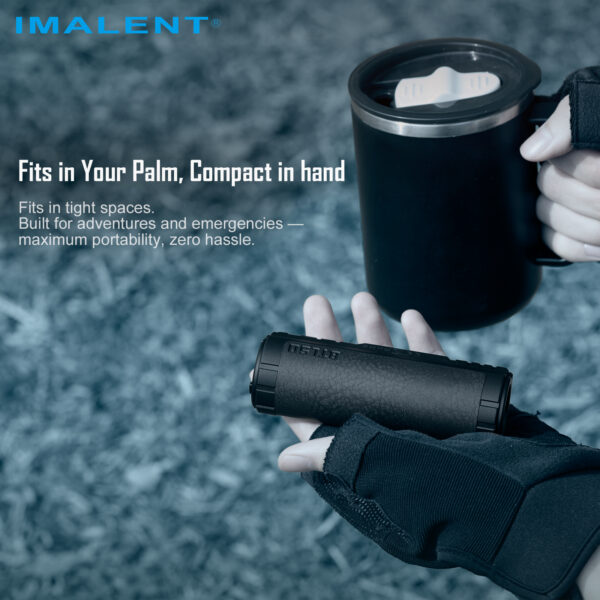 Imalent BTL50 digital zoom flashlight, product photo 23