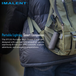 Imalent BTL50 digital zoom flashlight, product photo 21