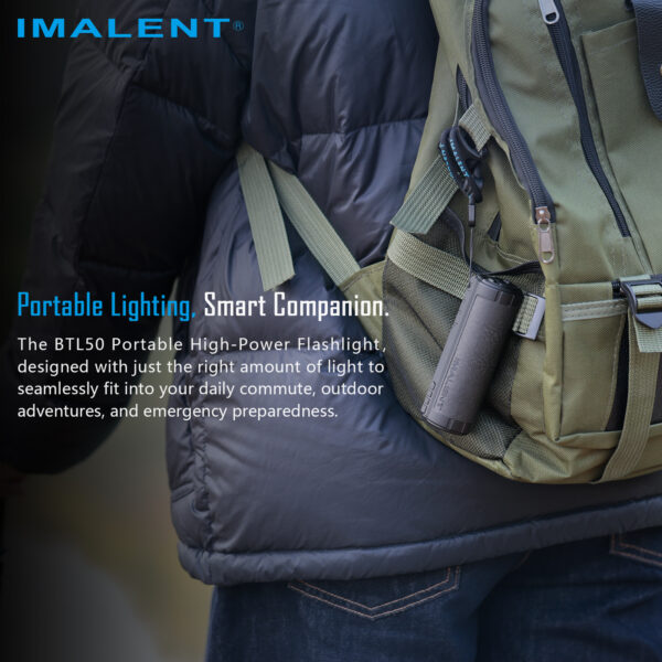 Imalent BTL50 digital zoom flashlight, product photo 21
