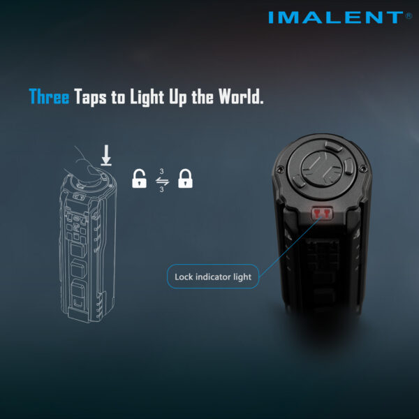 Imalent BTL50 digital zoom flashlight, product photo 20