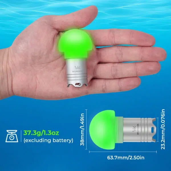 Wurkkos DL04 RGB Signal Light – Jellyfish 360° Design, 9 RGB Modes + Warm White, IPX8 100m Waterproof - Image 10
