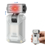 Wurkkos HD04 Rotating Head EDC Flashlight – 750 Lumens, 120meter Spotlight + Floodlight + RGB with Magnetic Tail