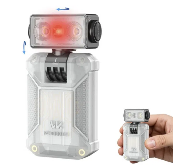 Wurkkos HD04 Rotating Head EDC Flashlight – 750 Lumens, 120meter Spotlight + Floodlight + RGB with Magnetic Tail - Image 13