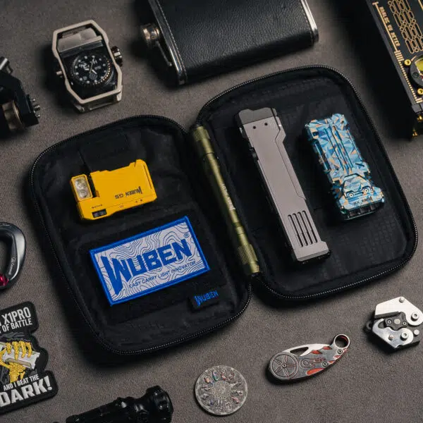 Wuben EDC Bag – Compact Tactical Organizer Pouch with Shoulder Strap & Velcro Patch Panel - Image 12