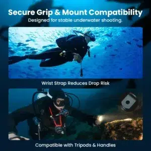 Sofirn SD11 Scuba Diving Flashlight – 5000 Lumens, 116° Wide Beam, 2-CCT White + 660nm Red, IPX8 100m Rated