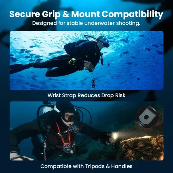 Sofirn SD11 Scuba Diving Flashlight – 5000 Lumens, 116° Wide Beam, 2-CCT White + 660nm Red, IPX8 100m Rated - Image 9