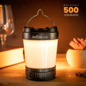 Sofirn LT1S Compact 500 Lumens Variable Tint Lantern – White (2700K–6500K) + Red Light, USB-C Charging & Power Bank