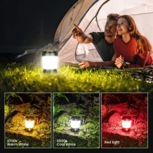 Sofirn LT1S Compact 500 Lumens Variable Tint Lantern – White (2700K–6500K) + Red Light, USB-C Charging & Power Bank