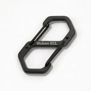 Wuben Official Carabiner – Hexagonal Keychain Clip with WUBEN·ECL Engraving (Not for Climbing)