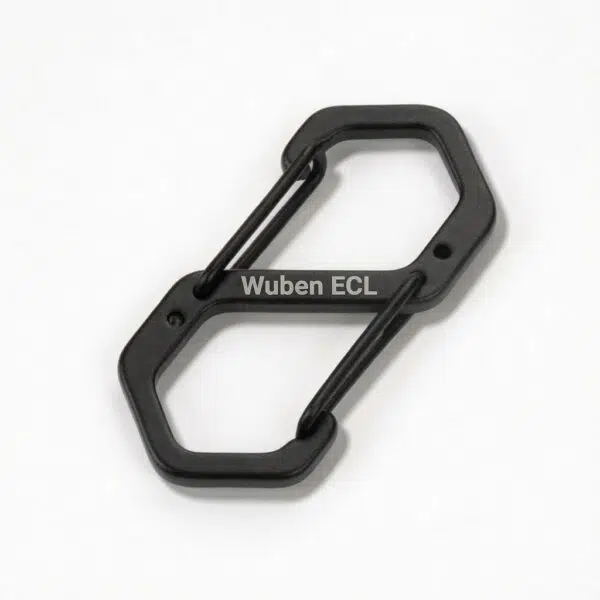 Wuben Official Carabiner – Hexagonal Keychain Clip with WUBEN·ECL Engraving (Not for Climbing) - Image 2